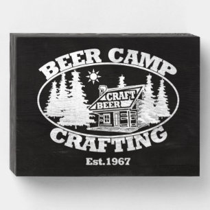 Beer Camp Crafting Est.1967 Wooden Box Sign