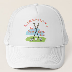 Beer Cart Girl Trucker Hat