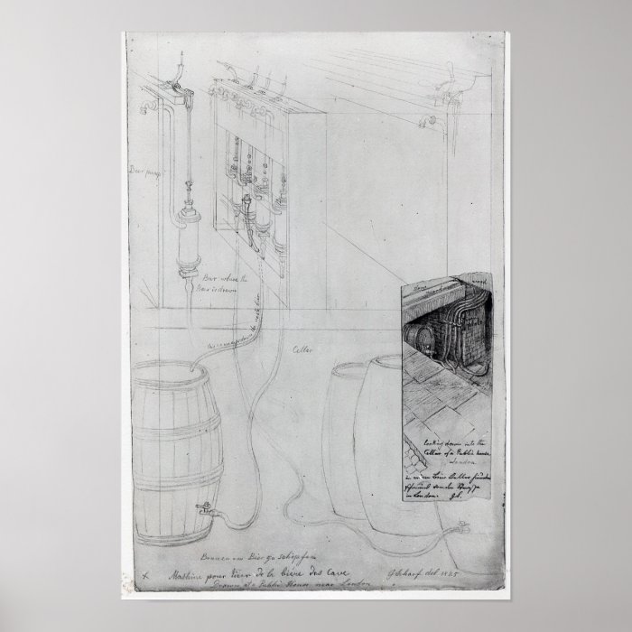 Beer Cellar equipment, 1825 Posters