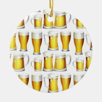 Beer Ceramic Ornament by GraphicsRF at Zazzle