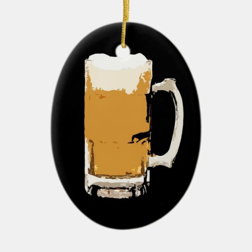 Beer Ceramic Ornament