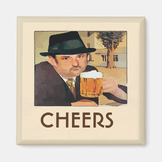 Beer, Cheers, change text Magnet