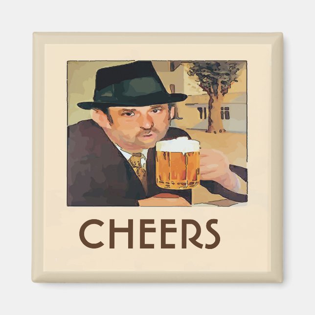 Beer, Cheers, change text Magnet (Front)
