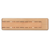 BeEr Chemistry Periodic Table Element Symbols Word Wood Cribbage Board (Side)