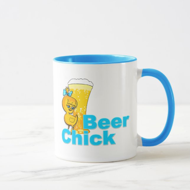 Beer Chick #2 Mug (Right)