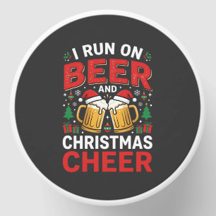 Beer Christmas Cheer Holiday Drinking Mini Candle Favors