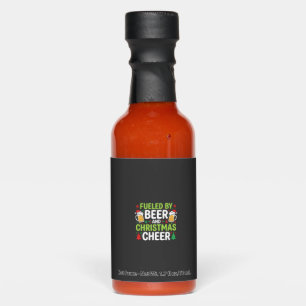 Beer Christmas Cheer Holiday Drinking Vector Hot Sauces