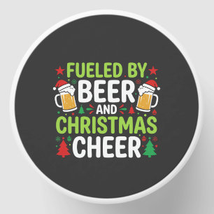 Beer Christmas Cheer Holiday Drinking Vector Mini Candle Favors