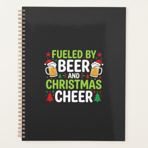Beer Christmas Cheer Holiday Drinking Vector Planner