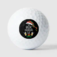 Funny Santa Claus golf gift for Merry Christmas Golf Balls, Zazzle