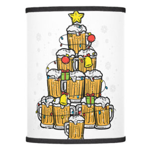Beer Christmas Tree Xmas Brew Dad Men Lamp Shade