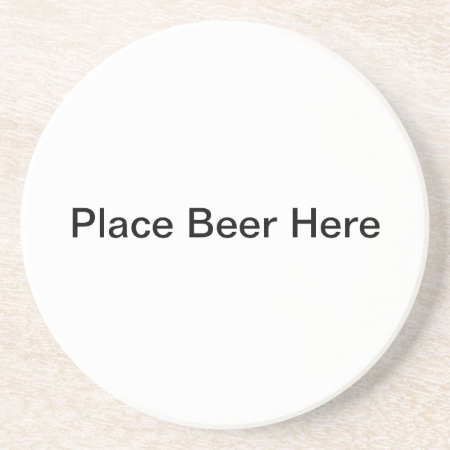 Beer Coaster!!!!!! Sandstone Coaster (Front)