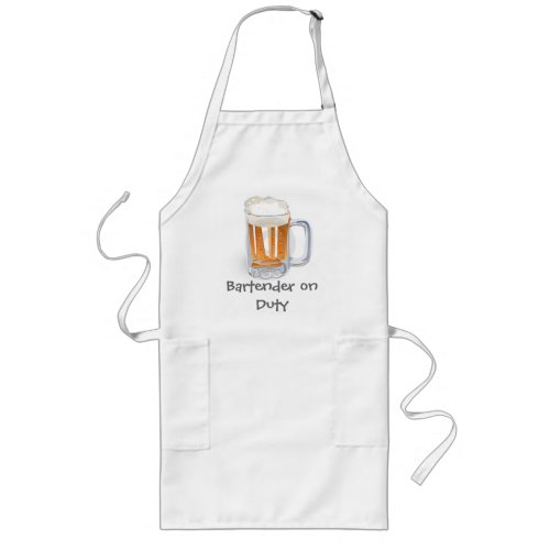 BeerCold One Long Apron