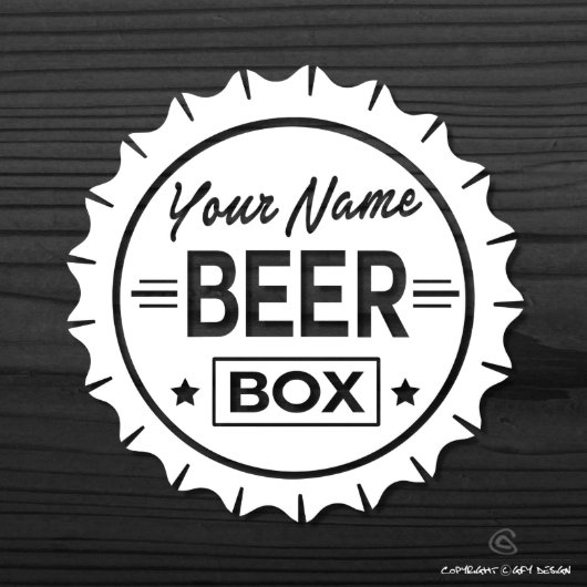Beer Cooler & Fridge Decal (Front)