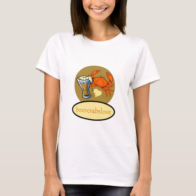 Beer & Crabs T-Shirt (Front)