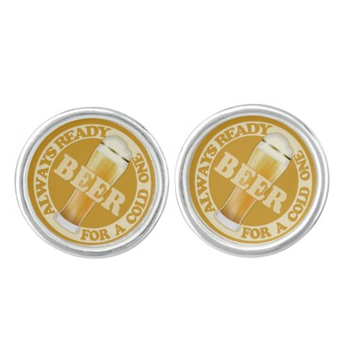 BEER cufflinks