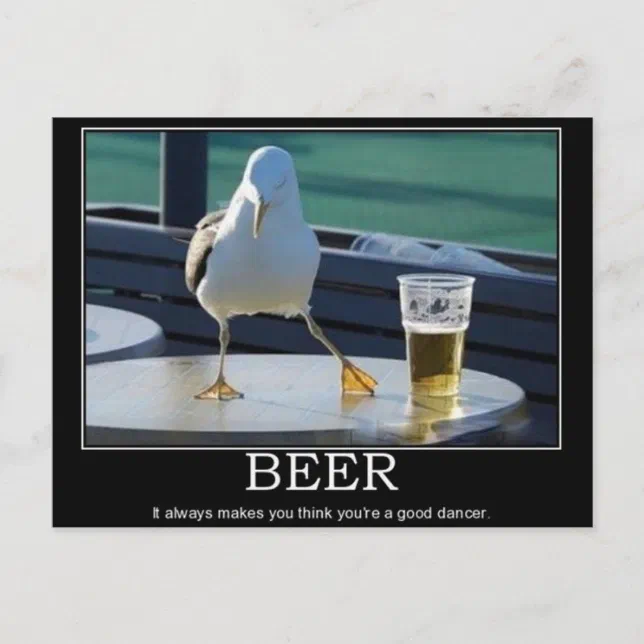Beer Dancer Postcard | Zazzle