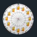 Beer Dart Board<br><div class="desc">Size: ProfiledInk Dart Board Bull's-eye! Create the perfect custom dart board. Featuring vibrant color printing, this regulation size dart board is easily customized with your images, text, and designs for a great gift or the perfect addition to your game room. Made to your exact specifications, this dart board will hit...</div>