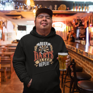 Beer Darts Sleep Repeat - Dart Champion Hoodie