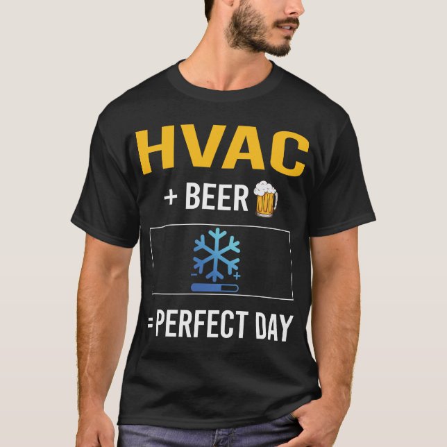 Beer Day HVAC T-Shirt (Front)