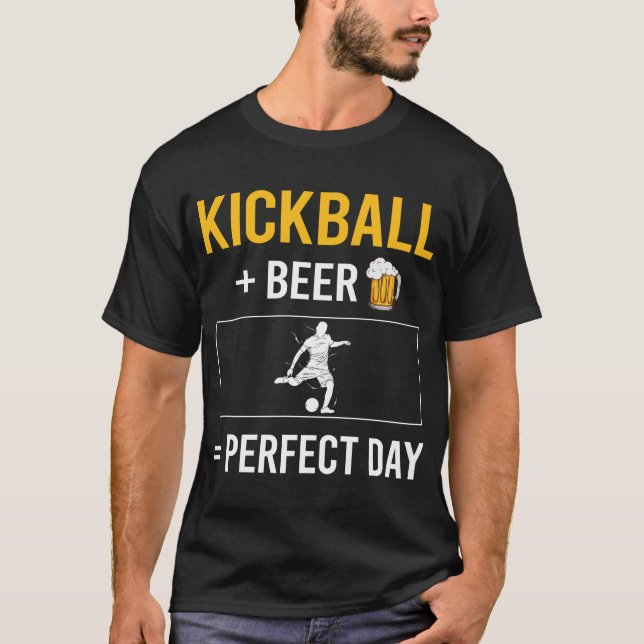 Beer Day Kickball T-Shirt (Front)