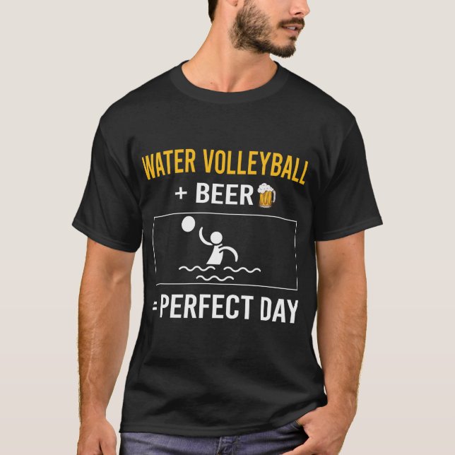 Beer Day Water Volleyball T-Shirt (Front)