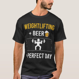 Beer Day Weightlifting Lifting T-Shirt
