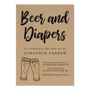 diaper party invitations for guys