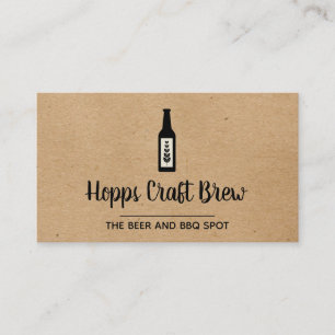 Beer Distillery Liquor Store Tap Room Business Card