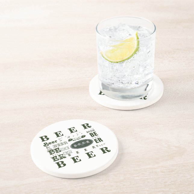 Beer Drink Coaster (Side)