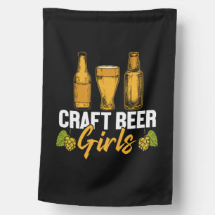 Beer Drinker Craft Beer Girls Birthday House Flag