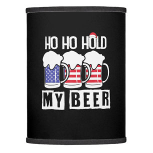 Beer Drinker Ho Ho Hold My Beer USA Birthday Lamp Shade