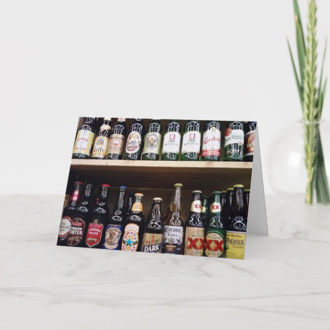 **BEER DRINKER'S DREAM COME TRUE** BIRTHDAY CARD (Front)