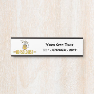 Beer Drinkers Personalized Door Sign