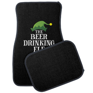 Beer Drinking Christmas Birthday Car Floor Mat