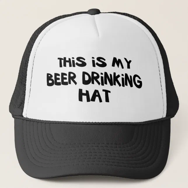 Beer Drinking Hat Zazzle