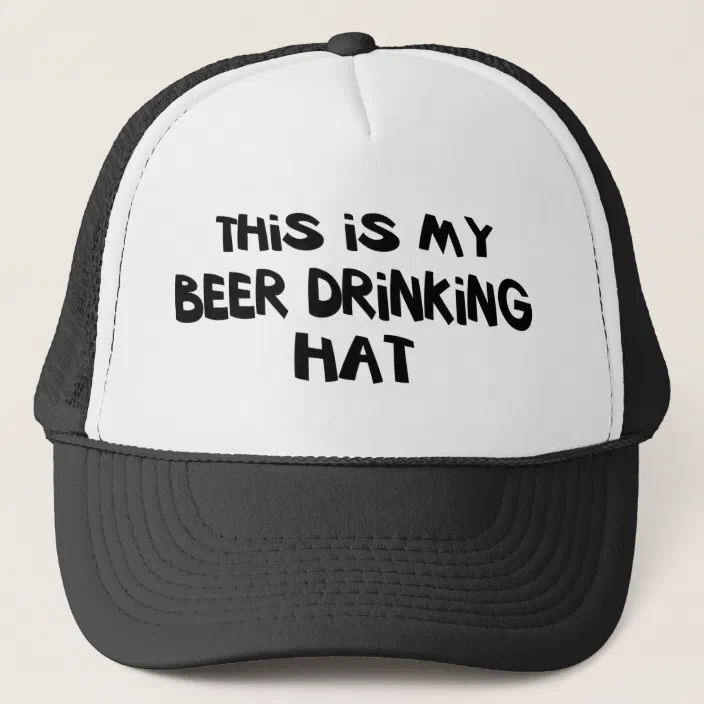 This is my beer drinking hat Clearance