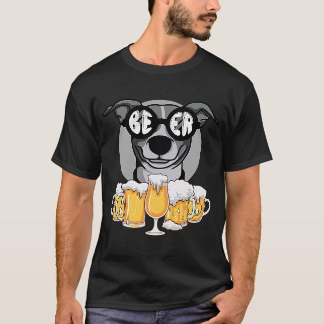 Beer Drinking In Dog Years I've Only Had One  Hang T-Shirt (Front)