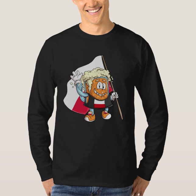 Beer fan of Poland T-Shirt (Front)