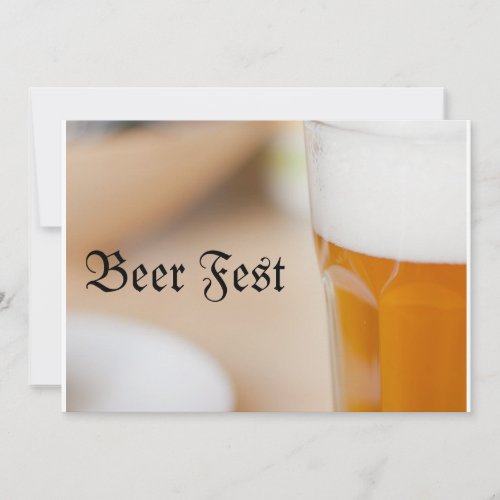 Beer Fest Custom Invitations