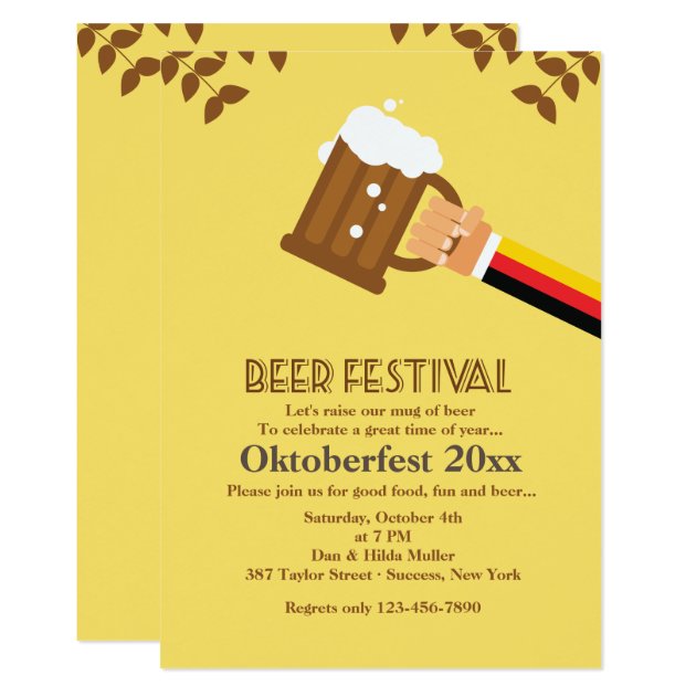 Beer Festival Invitation