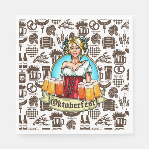 Beer Festival Oktoberfest Napkins