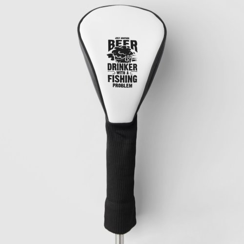 Beer Fishing Angling Fish Fishing Golf Head Cover