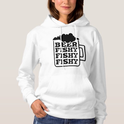 beer fishing fishing hoodie