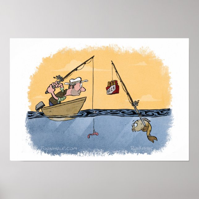 Beer Fishing Poster (Front)