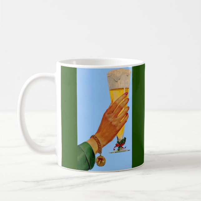 beer for Christmas Coffee Mug (Left)