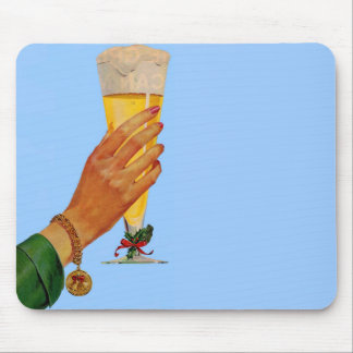 beer for Christmas Mouse Pad