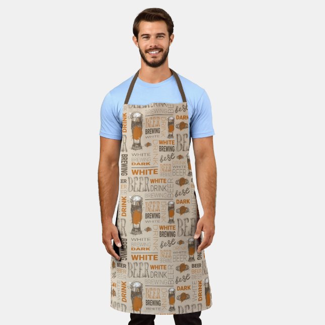 Beer for Oktoberfest Apron (Worn)
