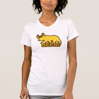 Beer? (fun bear w/ antlers logo) T-Shirt