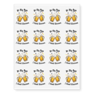 Beer Funny Drinking For Beer Lovers Temporary Tattoos